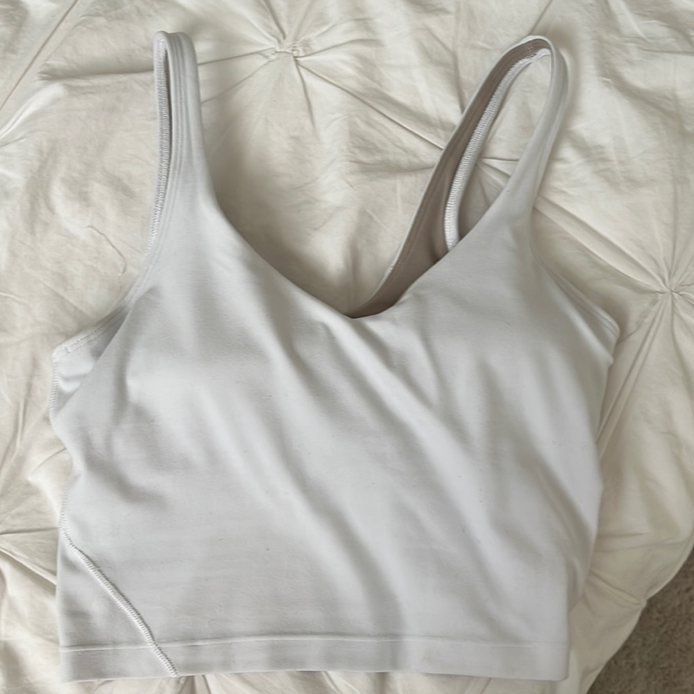 Lululemon White Align Tank Size 4